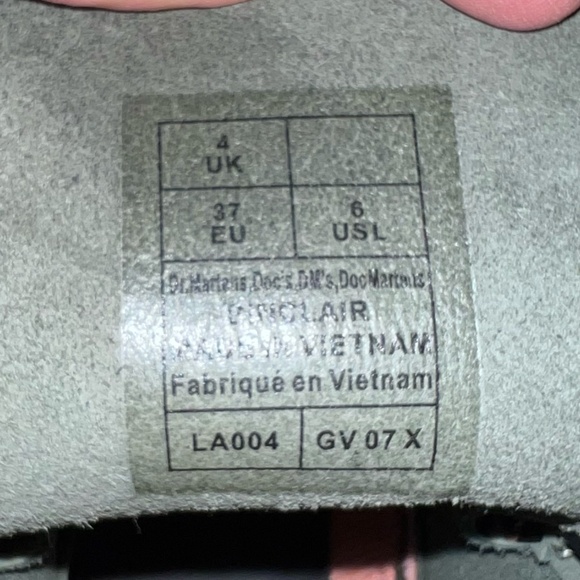 NEW! Dr. Doc Martens Sinclair Distorted Leopard Print Platform Leather Boots - 6 - Picture 8 of 9